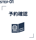 チェックイン/チェックアウトまでの業務フロー